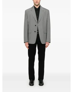 Emporio Armani ロゴジャカード シャツ - ブラック - サムネイル2