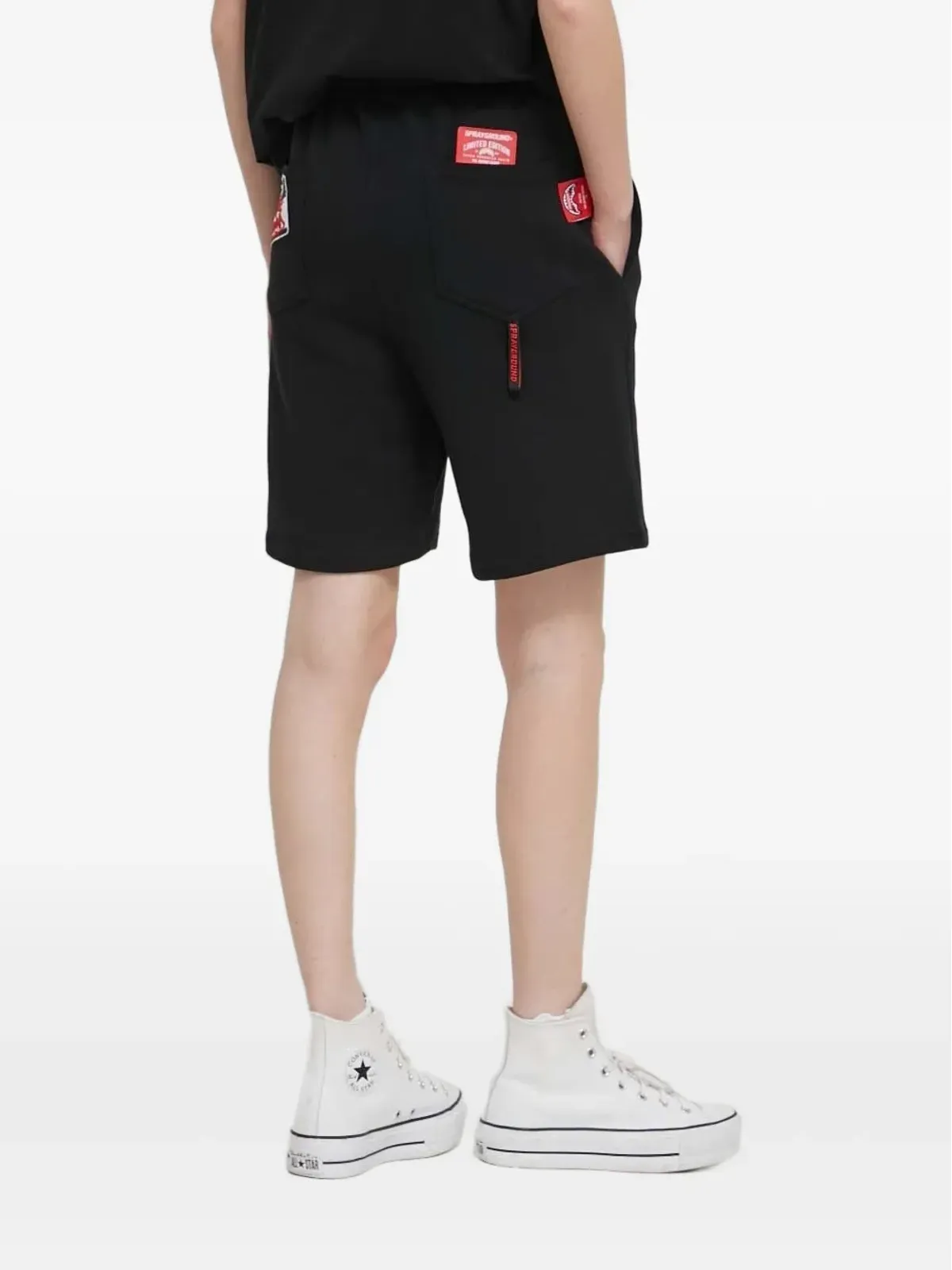 Sprayground シャークパッチ ドローストリングショーツ - 画像3