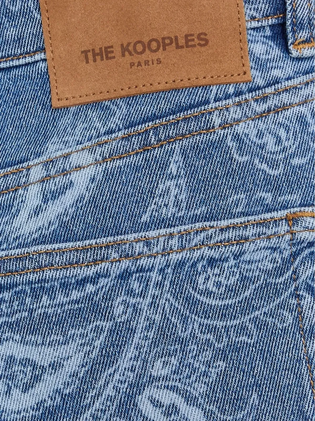 The Kooples ペイズリープリントデニムジーンズ - 画像3