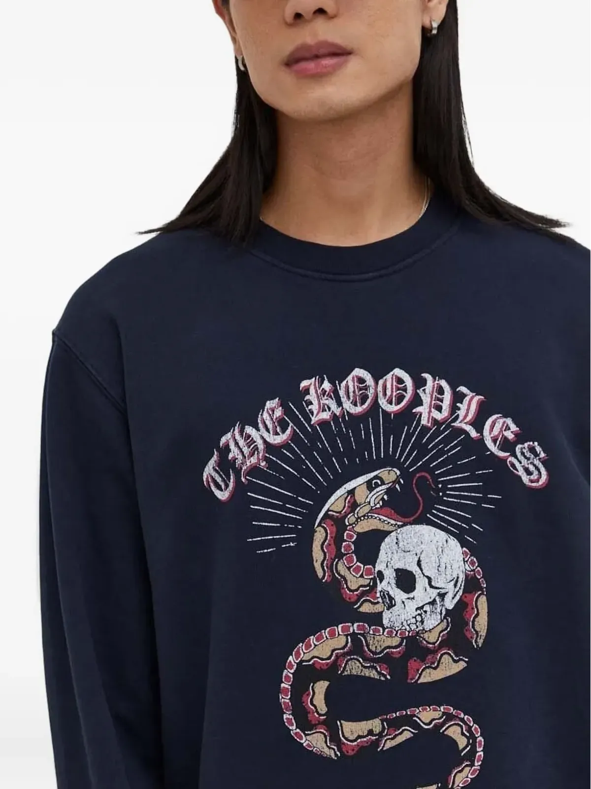 The Kooples スネークスカル スウェットシャツ - 画像3