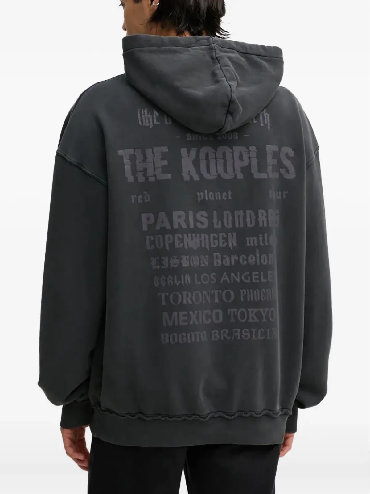 The Kooples イーグルグラフィック フーディ グレー - 画像3