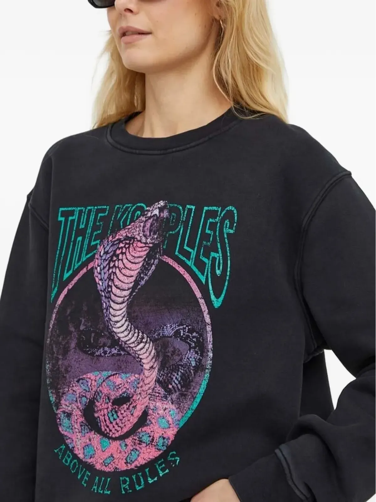 The Kooples プリント入り長袖スウェットシャツ - 画像3