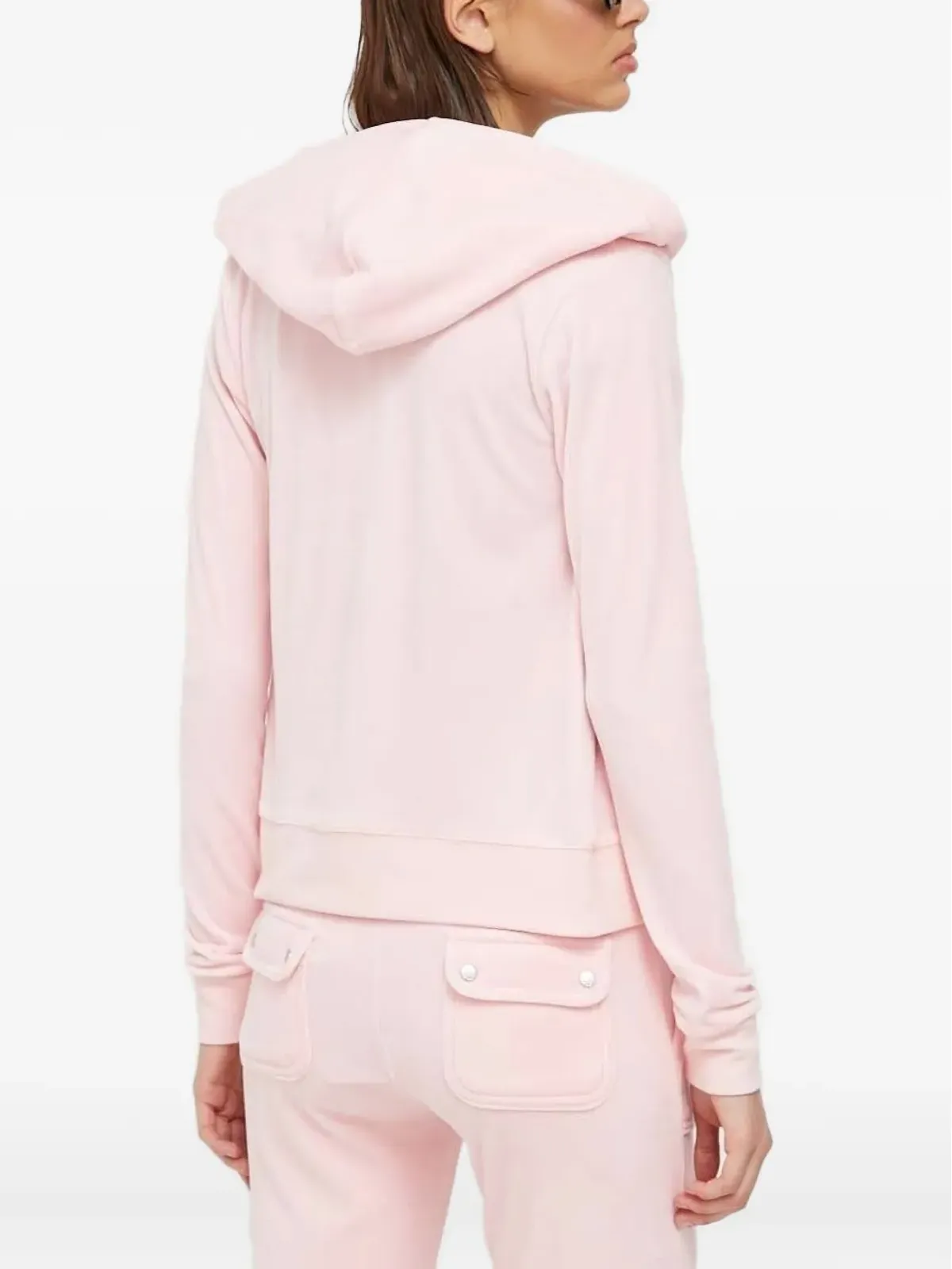 Juicy Couture 刺繍ロゴのフーディー - ピンク - 画像2