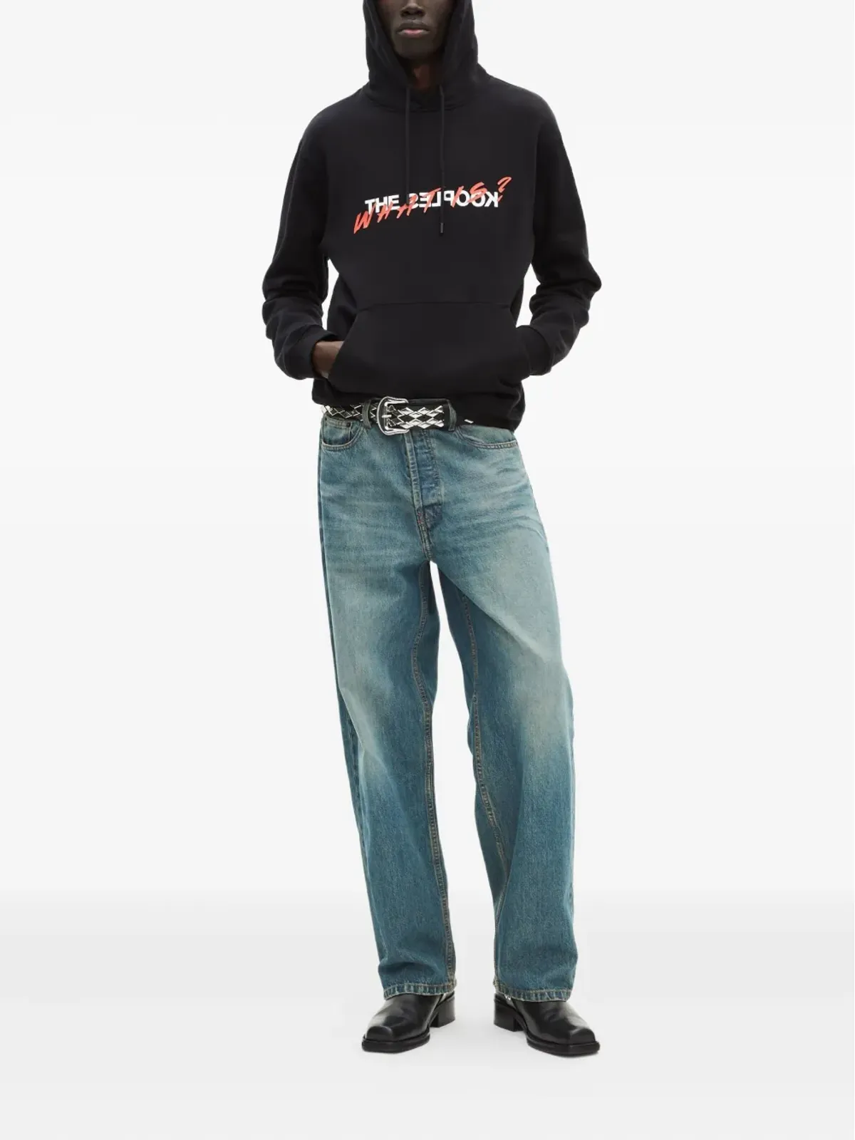 The Kooples グラフィックプリント コットン パーカー - 画像2
