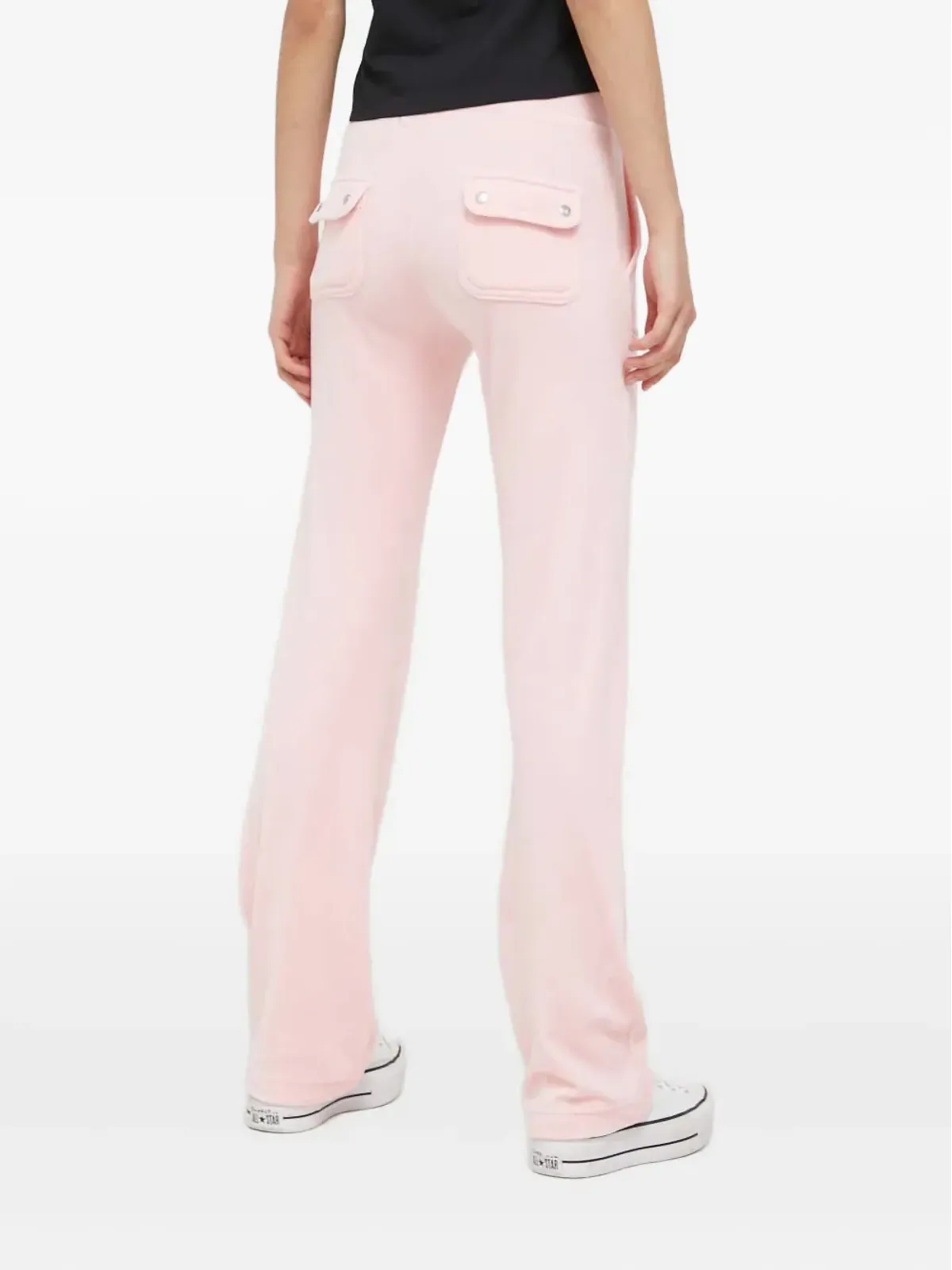 Juicy Couture ドローストリング付きパッチポケットパンツ - ピンク - 画像3