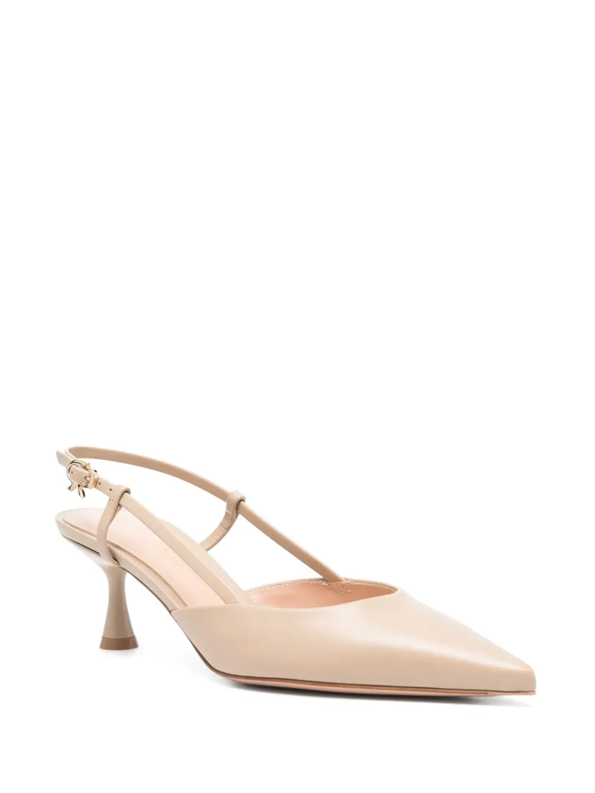 Gianvito Rossi 55mm アセントパンプス - サンド - 画像2