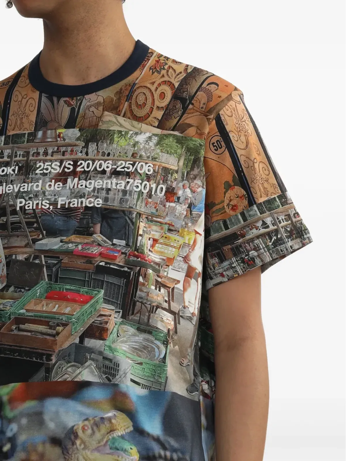 KHOKI グラフィックプリントTシャツ - グリーン - 画像5