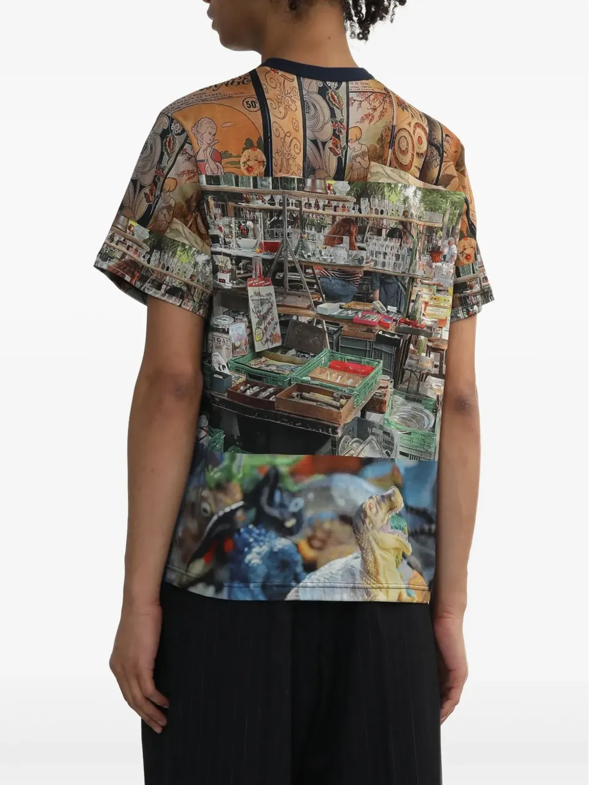 KHOKI グラフィックプリントTシャツ - グリーン - 画像4