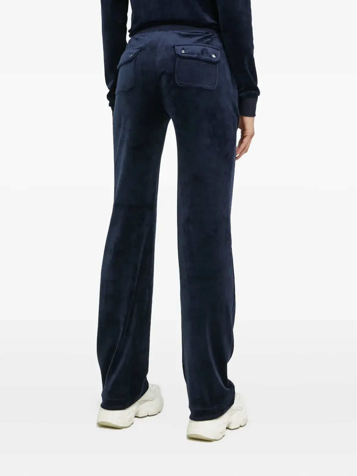 Juicy Couture ベロア ポケット付き トラックパンツ - ブルー - 画像3