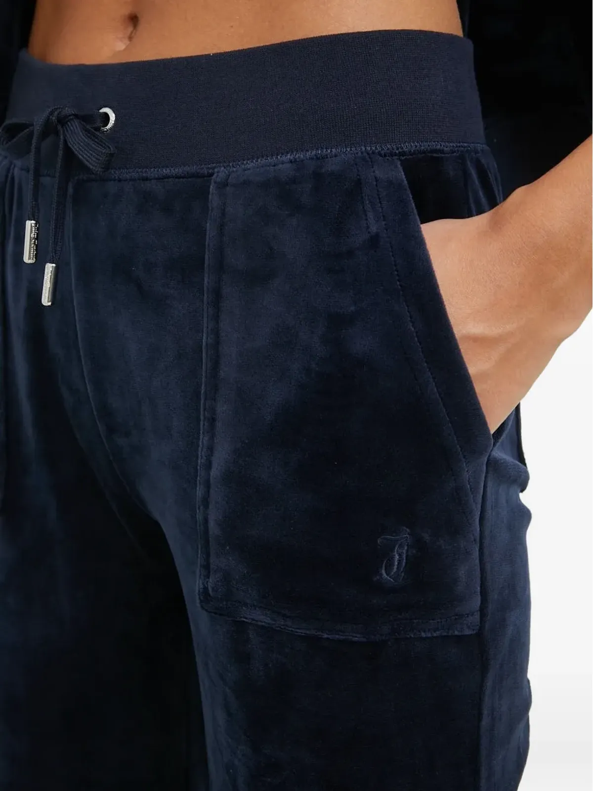 Juicy Couture ベロア ポケット付き トラックパンツ - ブルー - 画像4