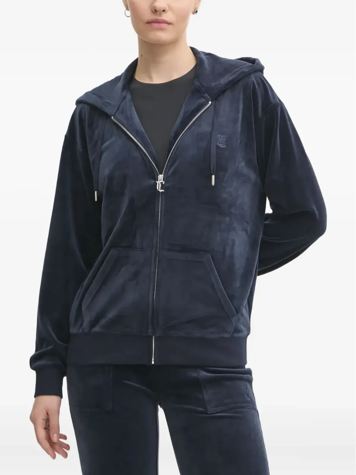 Juicy Couture フード付きジップアップパーカー - 画像1