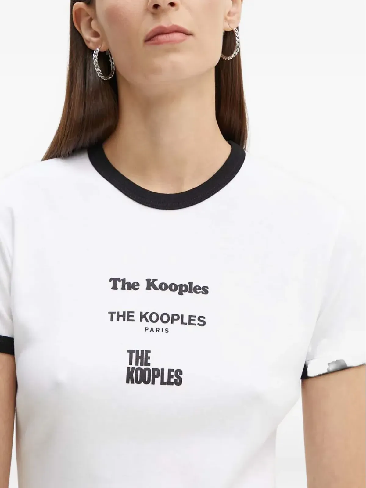 The Kooples Serigraphy クルーネック Tシャツ - 画像5