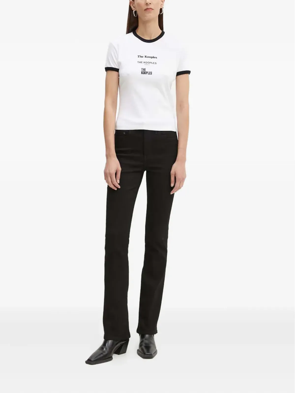 The Kooples Serigraphy クルーネック Tシャツ - 画像2