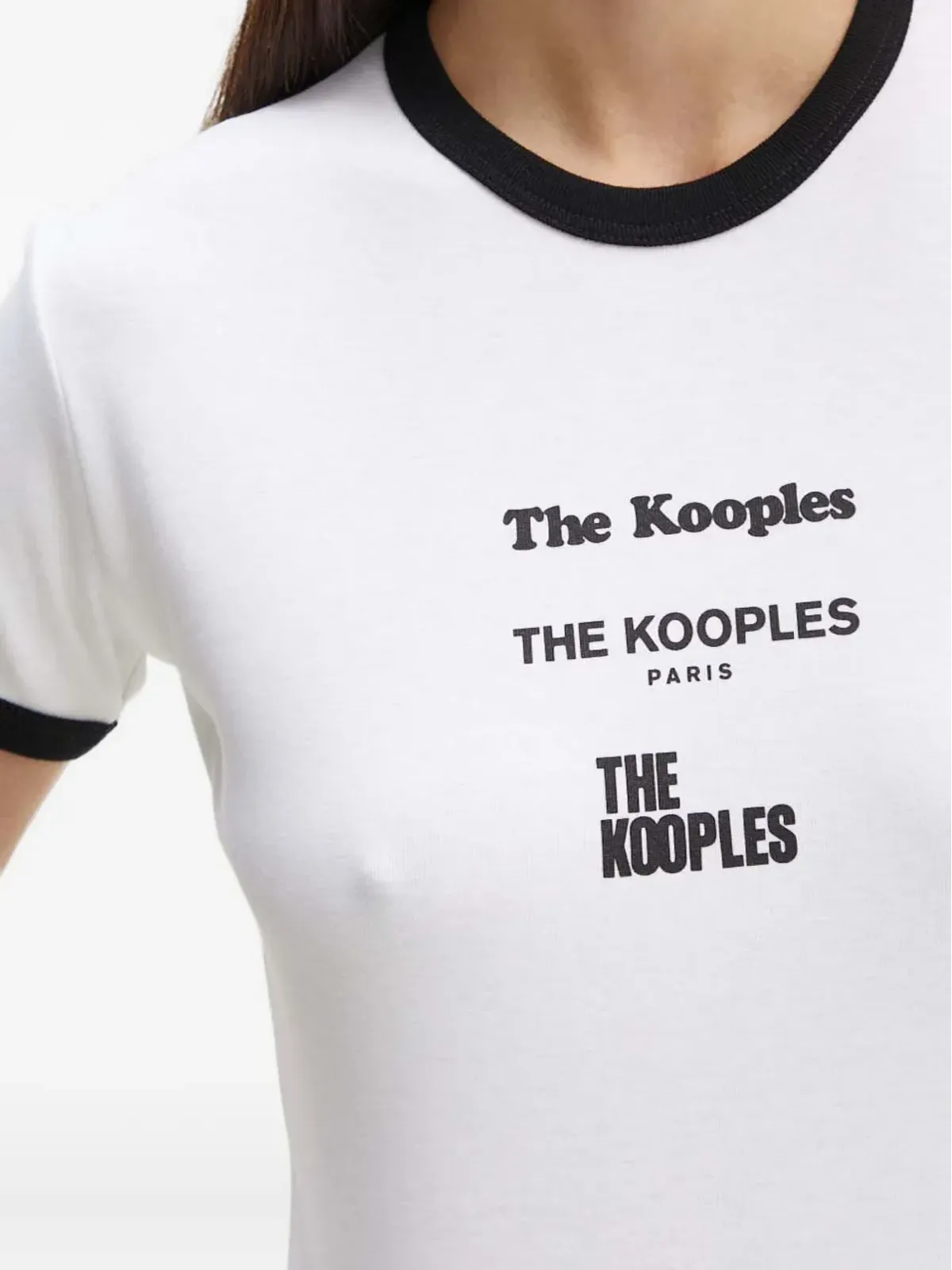 The Kooples Serigraphy クルーネック Tシャツ - 画像4