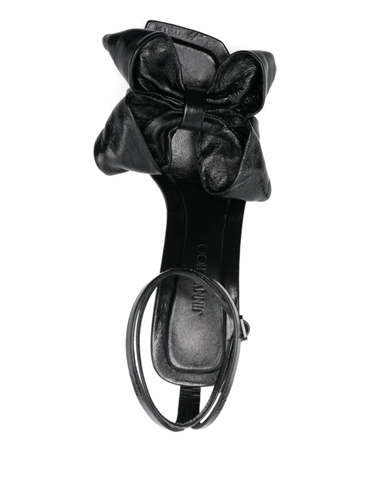 Jimmy Choo 90mm Staz サンダル - ブラック - 画像4