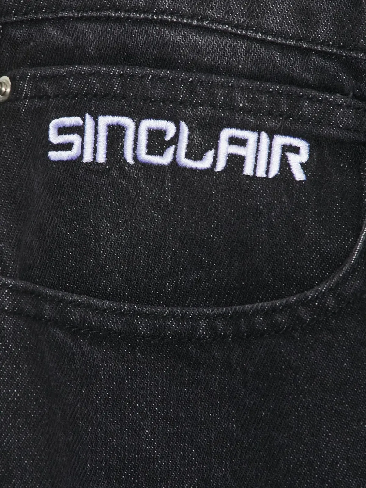 Sinclair パッチワークパネルデニムジーンズ - 画像4