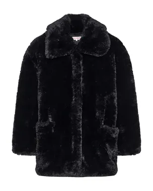 Free People ファー襟付きコート - サムネイル1