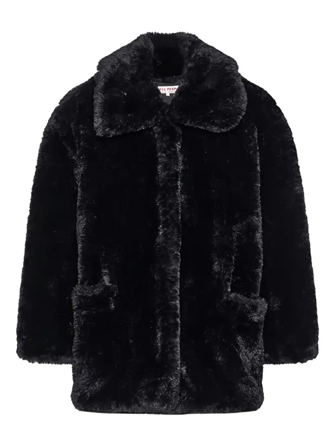 Free People Free People ファー襟付きコートの商品画像