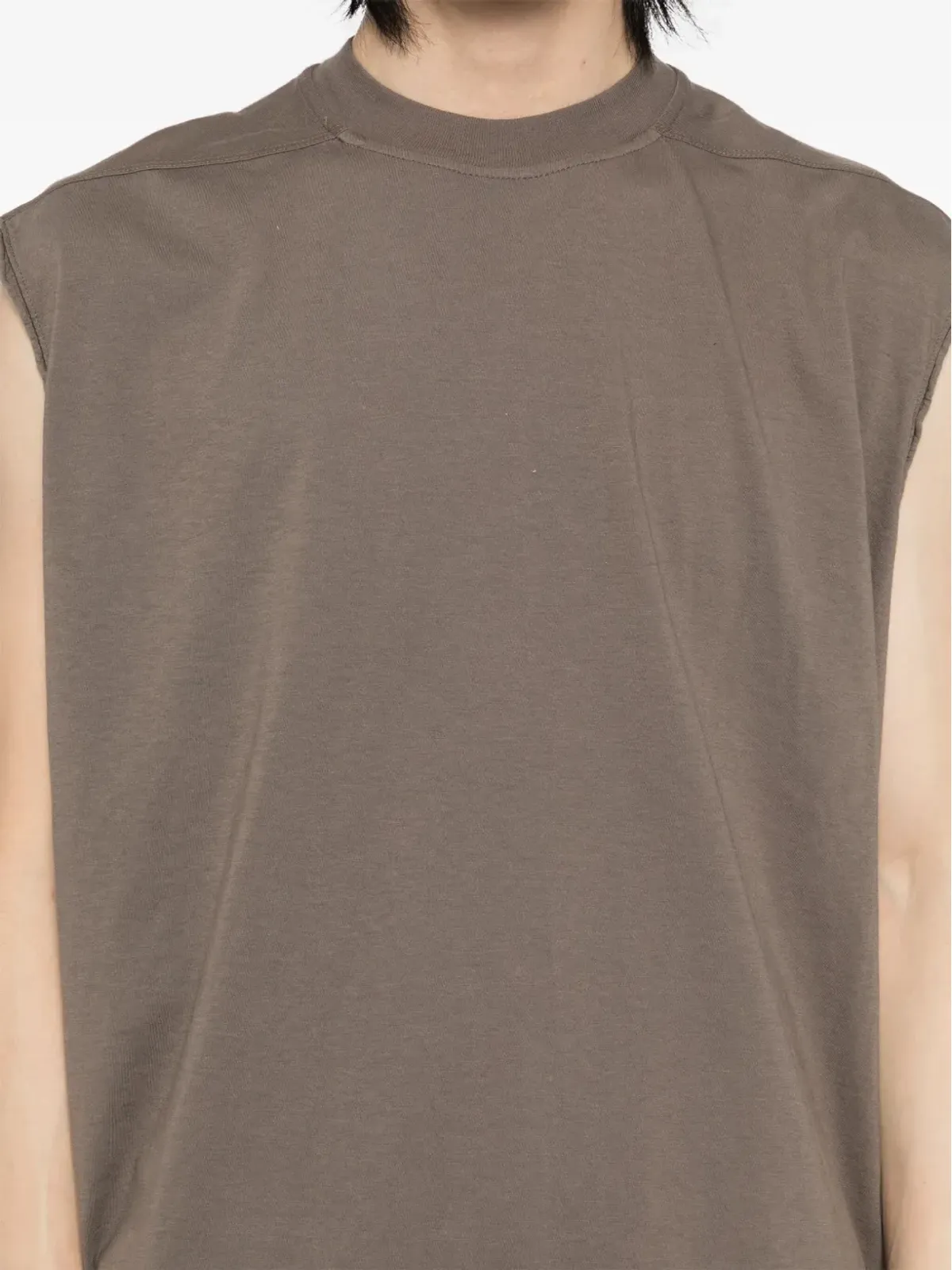 Rick Owens DRKSHDW トラップタンクトップ ブラウン - 画像4