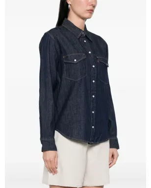 Levi's アイコニックシャツ ブルー - サムネイル3