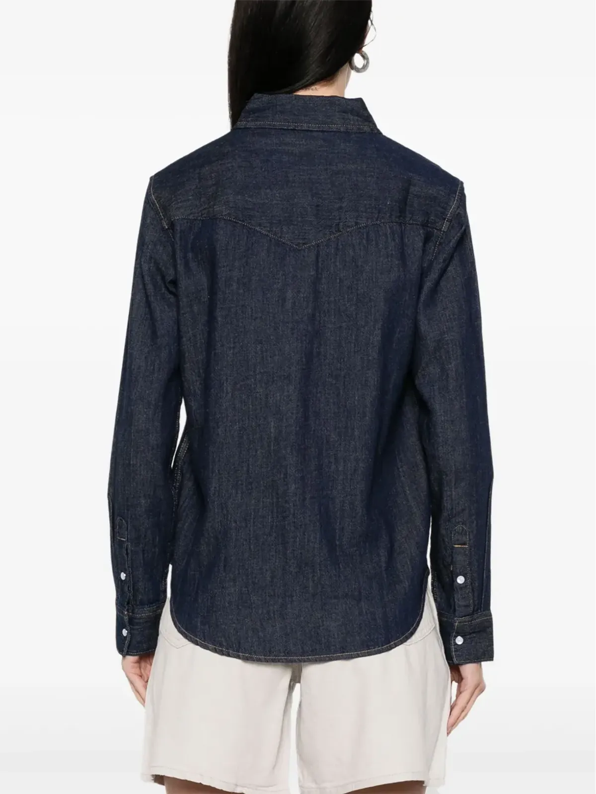 Levi's アイコニックシャツ ブルー - 画像4