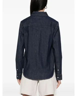Levi's アイコニックシャツ ブルー - サムネイル4
