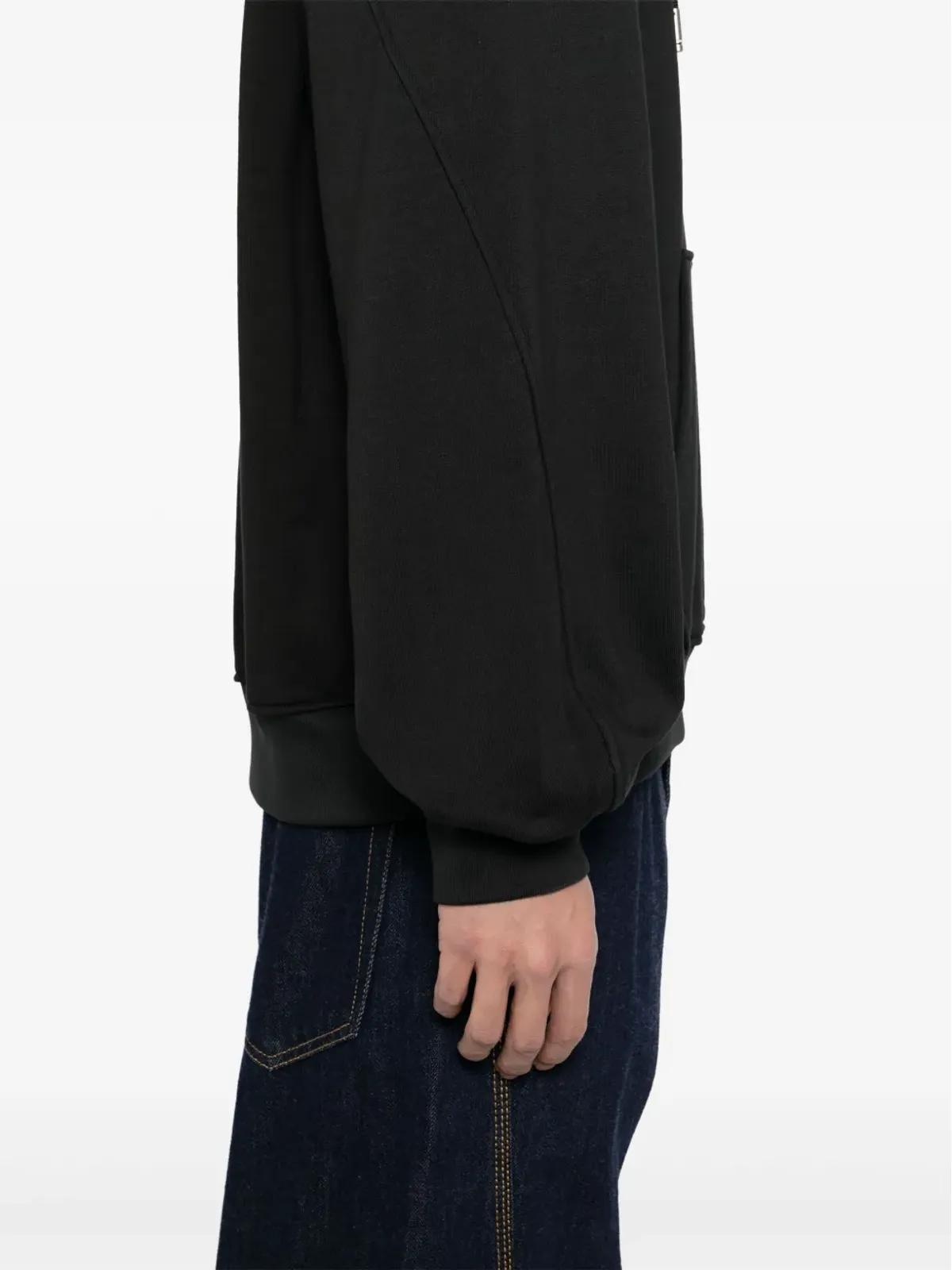 ZZERO BY SONGZIO Pigment hoodie - Black - 画像5