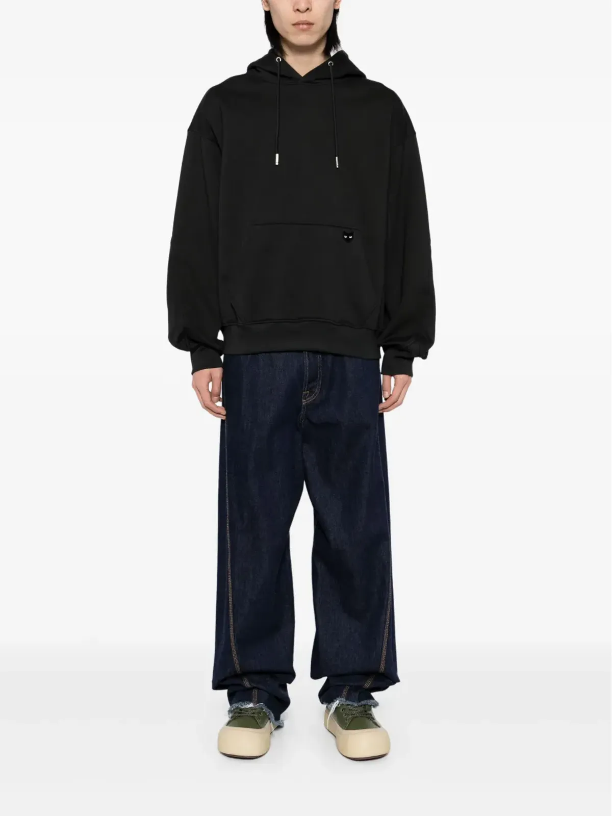 ZZERO BY SONGZIO Pigment hoodie - Black - 画像2