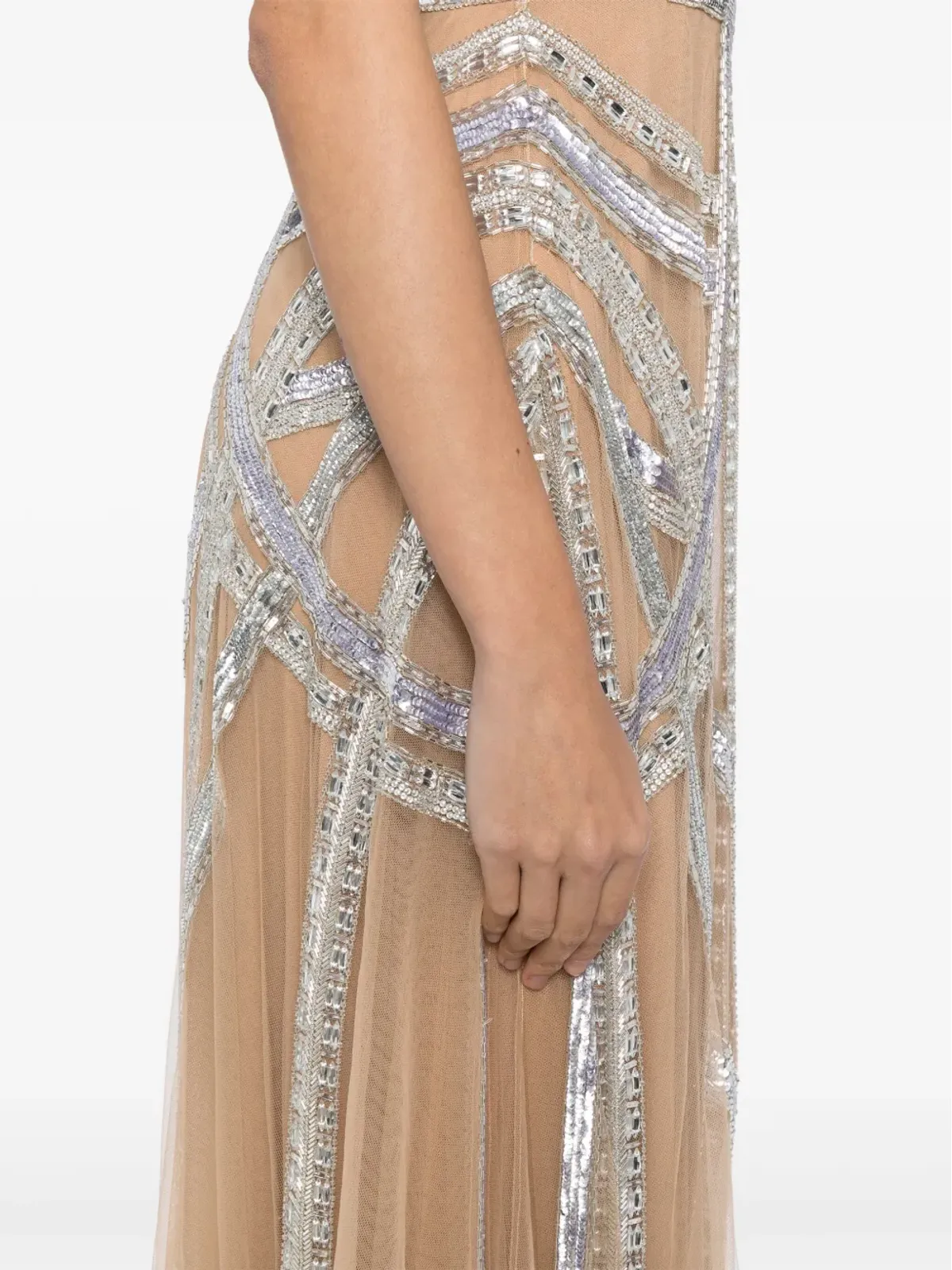 Zuhair Murad ロードス刺繍フレアガウン - 画像5
