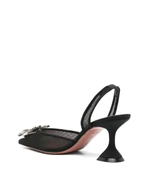 Amina Muaddi Begum Glass スリングバックパンプス - サムネイル3