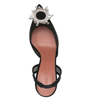 Amina Muaddi Begum Glass スリングバックパンプス - サムネイル4