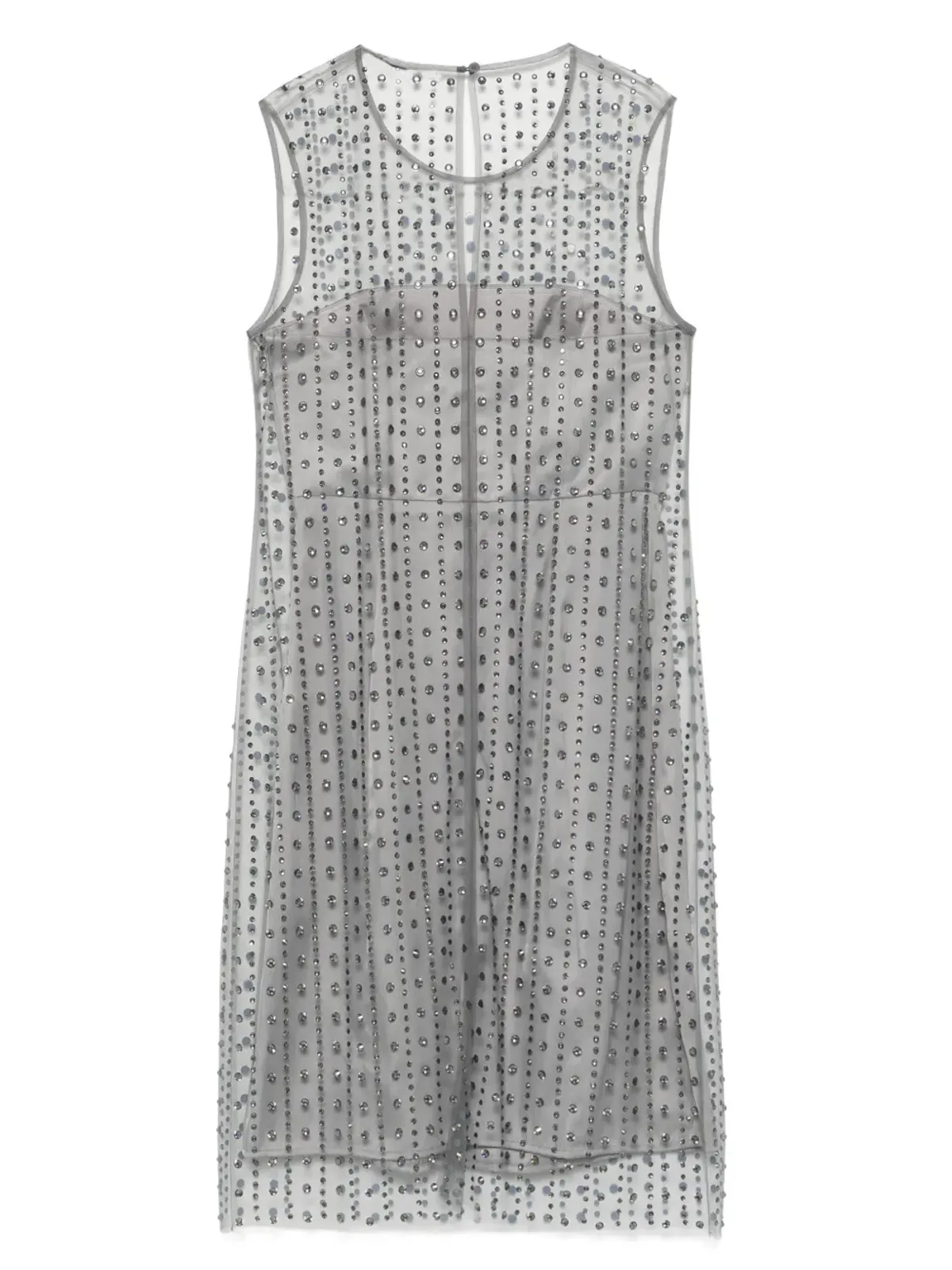 Luisa Cerano メッシュミニドレス - Grey - 画像2