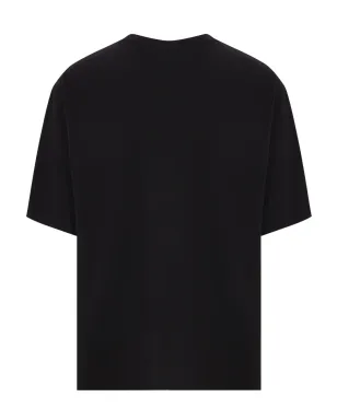 Maison Kitsuné ロゴ刺繍Tシャツ ブラック - サムネイル2