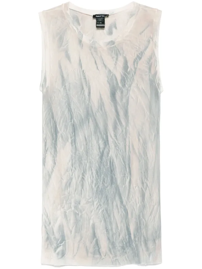 Avant Toi Avant Toi マーブル柄タンクトップの商品画像
