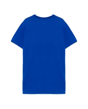 C.P. Company Kids ロゴプリントTシャツ ブルー - サムネイル2
