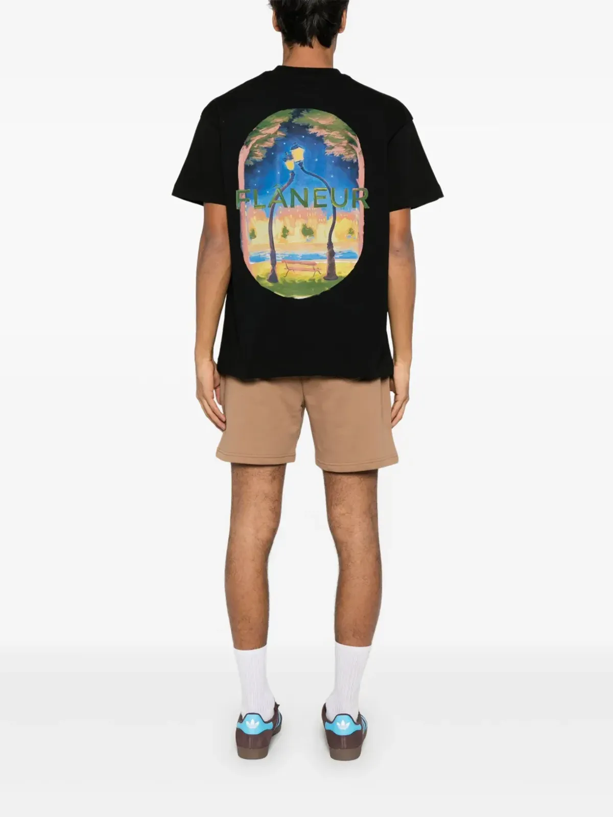 FLÂNEUR Lanterns Of Loveプリント Tシャツ - 画像2