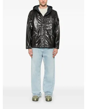 Stone Island Mussola Gommata ジャケット ブラック - サムネイル2