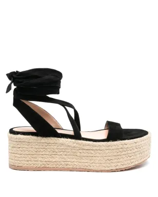Gianvito Rossi 60mm スエードエスパドリーレ - サムネイル1