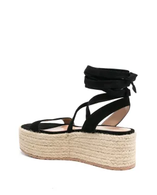 Gianvito Rossi 60mm スエードエスパドリーレ - サムネイル3