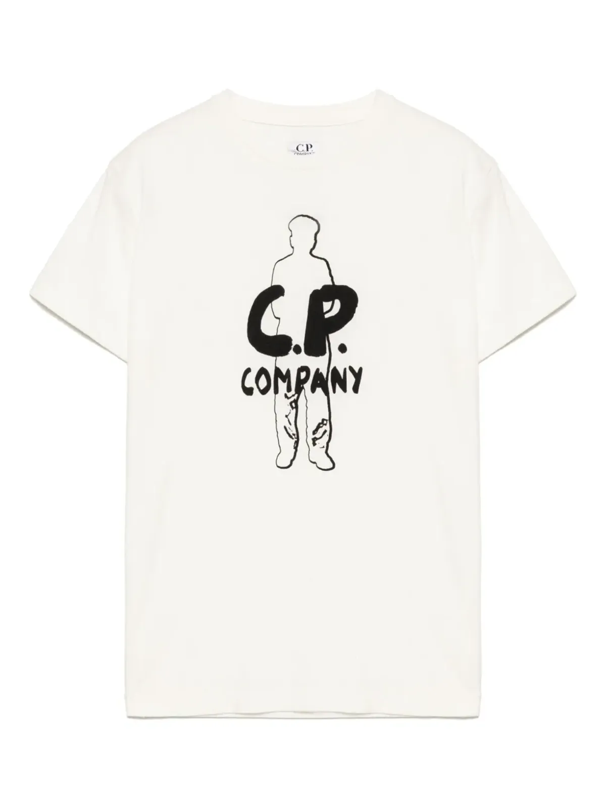 C.P. Company Kids グラフィックプリントTシャツ - White - 画像1