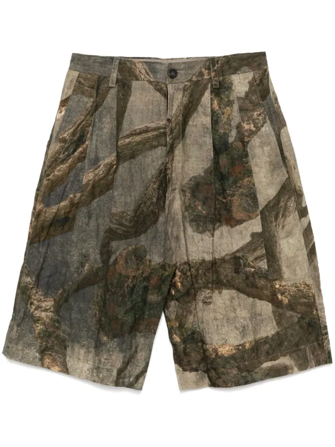 Ziggy Chen Ziggy Chen ツリープリントショートパンツの商品画像