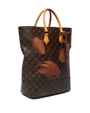 Louis Vuitton ビンテージ × Comme des Garçons 2000年代 穴あきトートバッグ ブラウン - サムネイル3