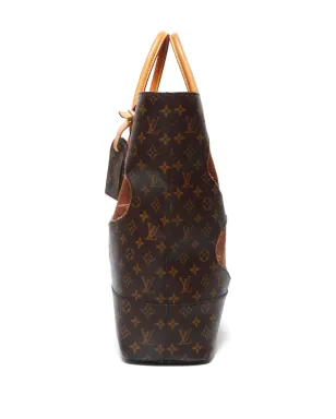 Louis Vuitton ビンテージ × Comme des Garçons 2000年代 穴あきトートバッグ ブラウン - サムネイル4