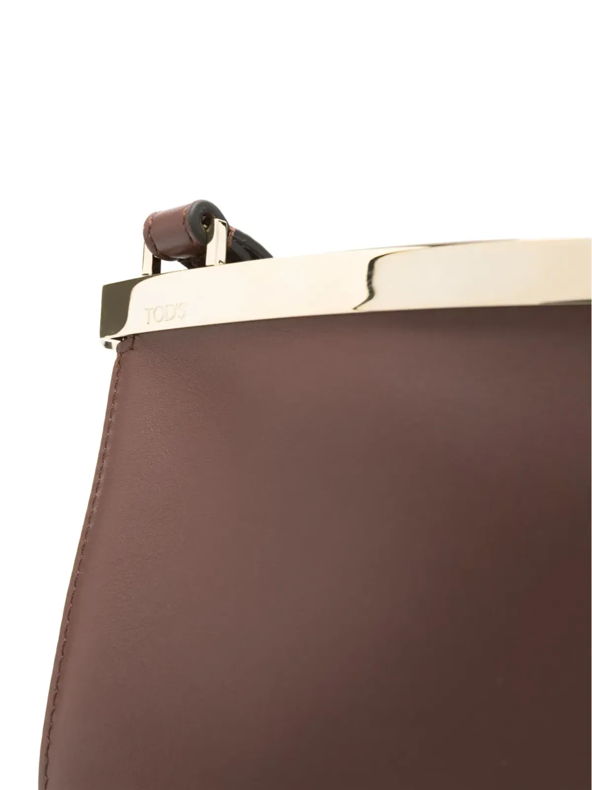 Tod's レザー ショルダーバッグ - ブラウン - 画像3