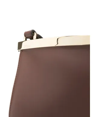 Tod's レザー ショルダーバッグ - ブラウン - サムネイル3