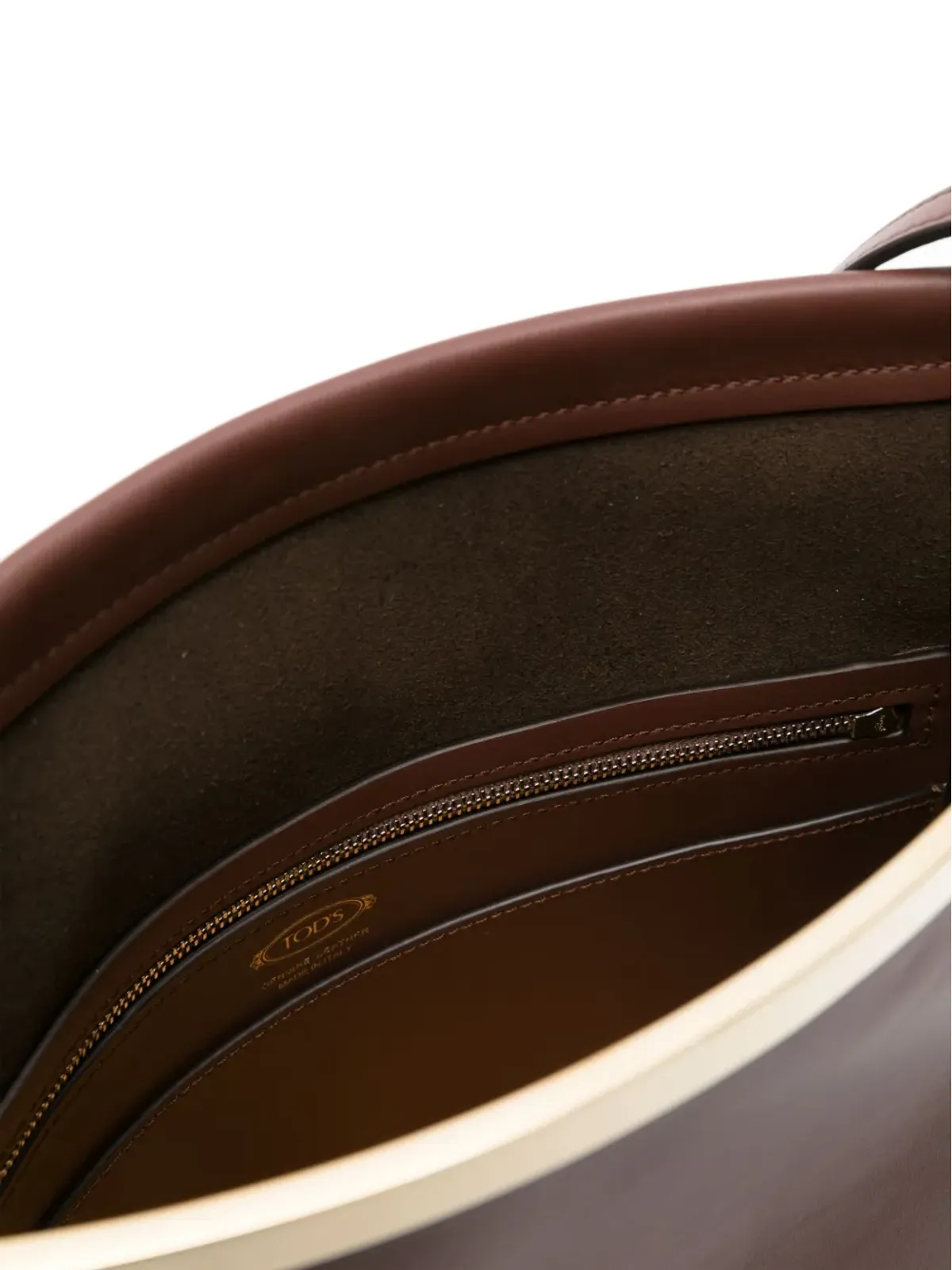 Tod's レザー ショルダーバッグ - ブラウン - 画像4