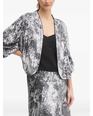DVF Diane von Furstenberg スパンコール装飾ジャケット - シルバー - サムネイル1