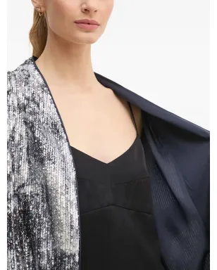 DVF Diane von Furstenberg スパンコール装飾ジャケット - シルバー - サムネイル4