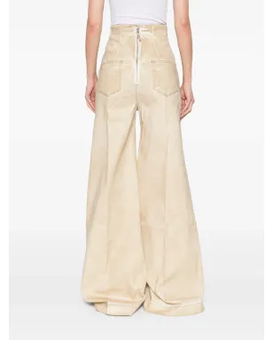 Rick Owens DRKSHDW Dirt Cooper トラウザーズ - ニュートラル - サムネイル4