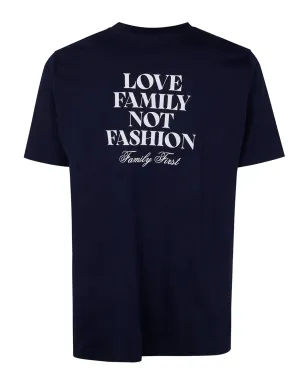 Family First ロゴプリントTシャツ - Blue - サムネイル2
